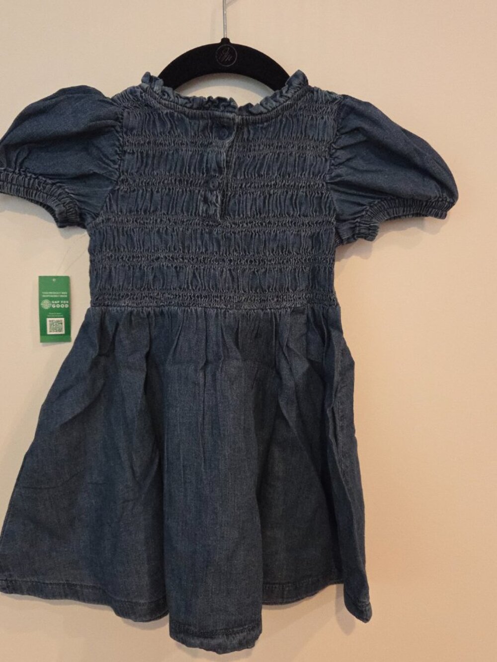 GAP Denim Puff Sleeve Dress – Toddler 3T | NWT - Picture 3 of 7